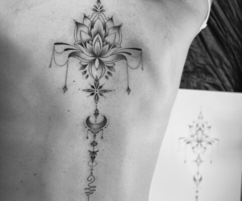 Tattoo-Arbeit New School