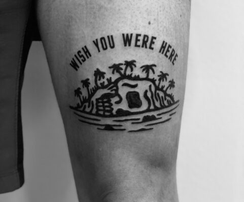 Tattoo-Arbeit Oldschool
