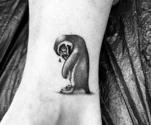 Tattoo-Arbeit New School